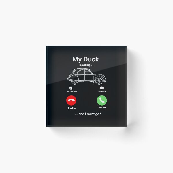 Item preview, My duck is calling - oldtimer 2CV gift designed and sold by 2CV-Oldtimers.
