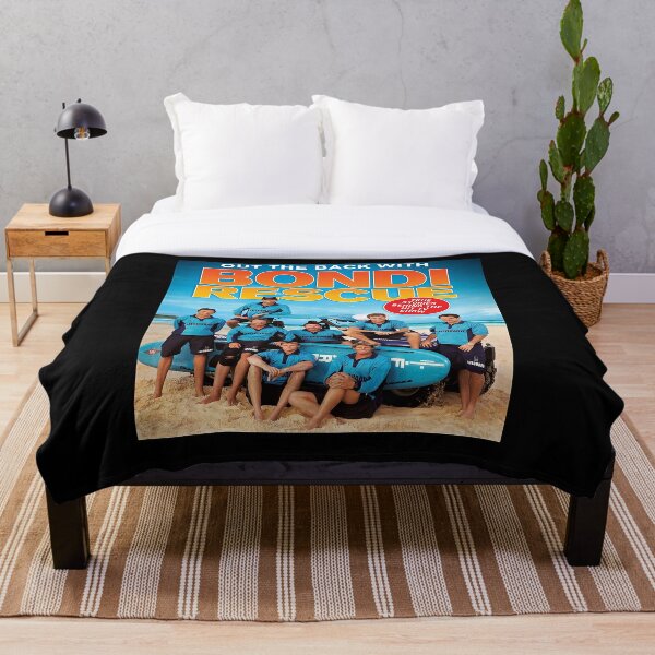 "#1 *TRENDING* Bondi Rescue Merch Design" Throw Blanket for Sale by