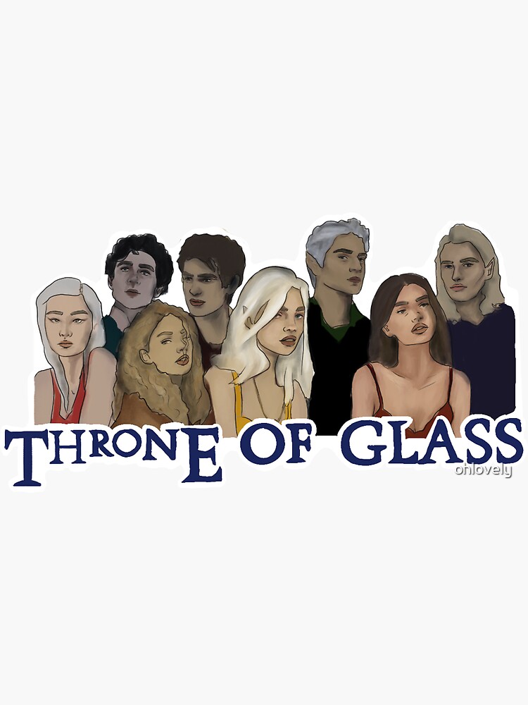 Throne Of Glass Sticker For Sale By Ohlovely Redbubble 4449