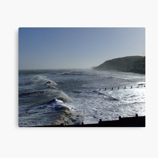 Silver Surf Canvas Print