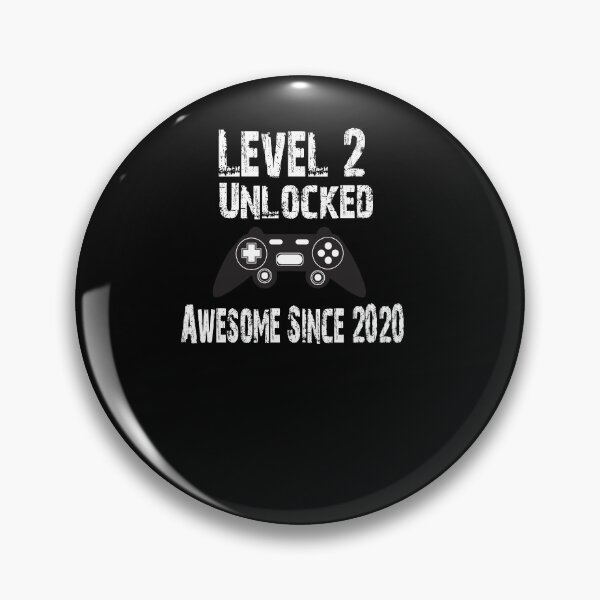 Item preview, Level 2 Unlocked Awesome Since 2020 Shirt, Gaming shirt, Summer Shirt, Valentine Shirt gift, Valentine Day Cut File, gift for Mom, dad gift, gift for birthday  designed and sold by GAIDREDA.