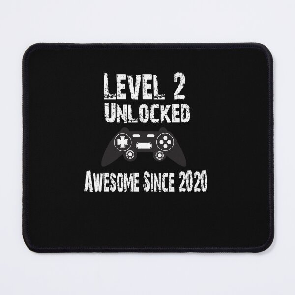 Item preview, Level 2 Unlocked Awesome Since 2020 Shirt, Gaming shirt, Summer Shirt, Valentine Shirt gift, Valentine Day Cut File, gift for Mom, dad gift, gift for birthday designed and sold by GAIDREDA.