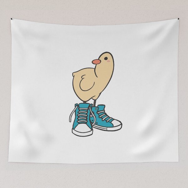 Item preview, Cluck Taylors - Blue designed and sold by NoahSalvatorArt.