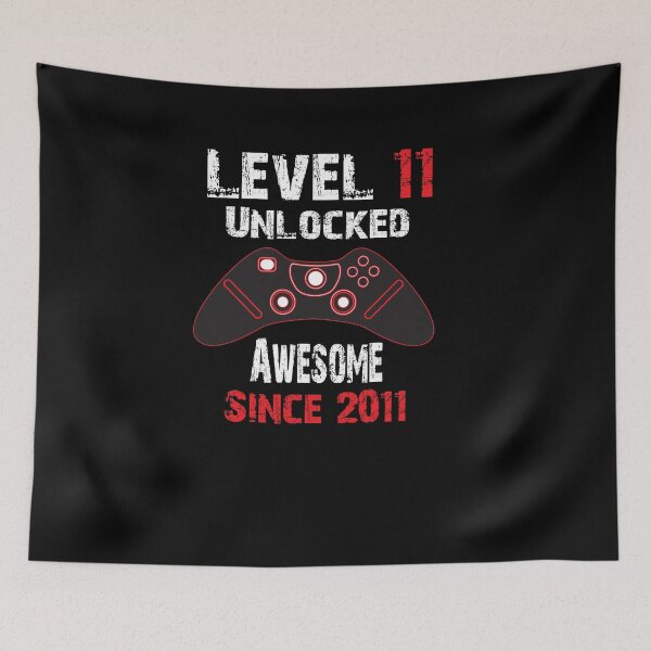 Item preview, Level 11 Unlocked Awesome Since 2011 Shirt, Gaming shirt, Summer Shirt, Valentine Shirt gift, Valentine Day Cut File, gift for Mom, dad gift, gift for birthday  designed and sold by GAIDREDA.