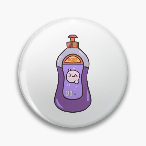 Item preview, Cute Dish Soap - Purple designed and sold by NoahSalvatorArt.