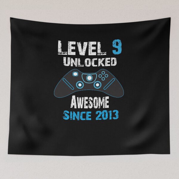 Item preview, Level 9 Unlocked Awesome Since 2013 Shirt, Gaming shirt, Summer Shirt, Valentine Shirt gift, Valentine Day Cut File, gift for Mom, dad gift, gift for birthday  designed and sold by GAIDREDA.