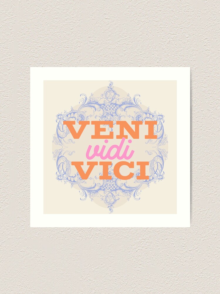 Veni vidi vici Art Print by Standard Prints / Posters