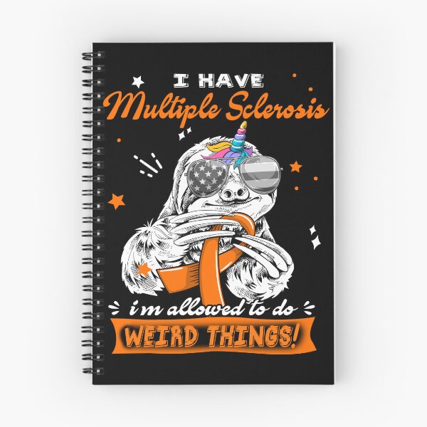 Item preview, Funny Sloth I Have Multiple Sclerosis I'm Allowed To Do Weird Things designed and sold by Kohend.