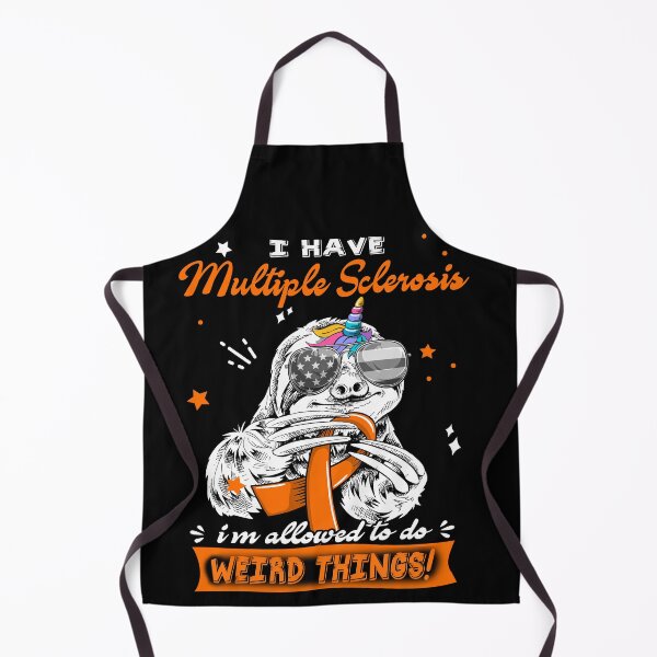 Item preview, Funny Sloth I Have Multiple Sclerosis I'm Allowed To Do Weird Things designed and sold by Kohend.
