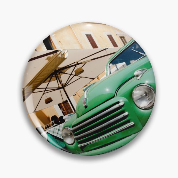 Item preview, Green classic Fiat truck parked in Italian Street. designed and sold by Brian Scantlebury.