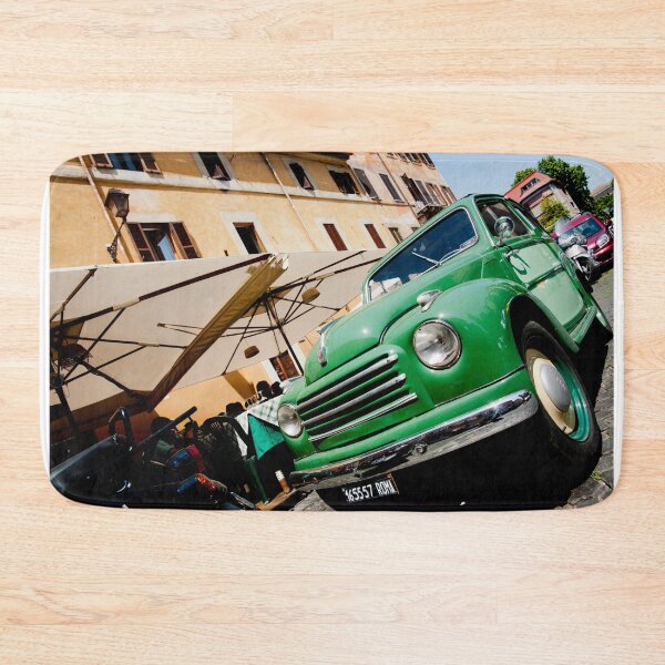 Item preview, Green classic Fiat truck parked in Italian Street. designed and sold by Brian Scantlebury.