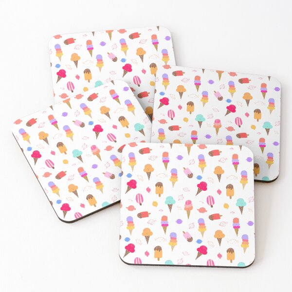 Item preview, ice cream seamless pattern designed and sold by meesara.