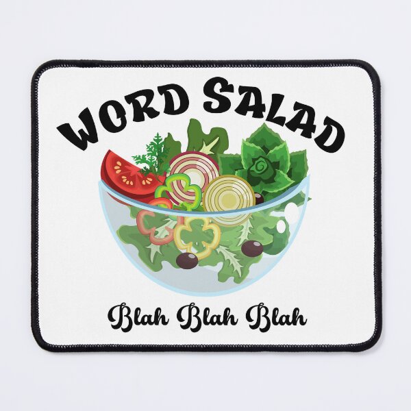 Item preview, Word Salad - Blah Blah Blah designed and sold by Losthorsedesign.