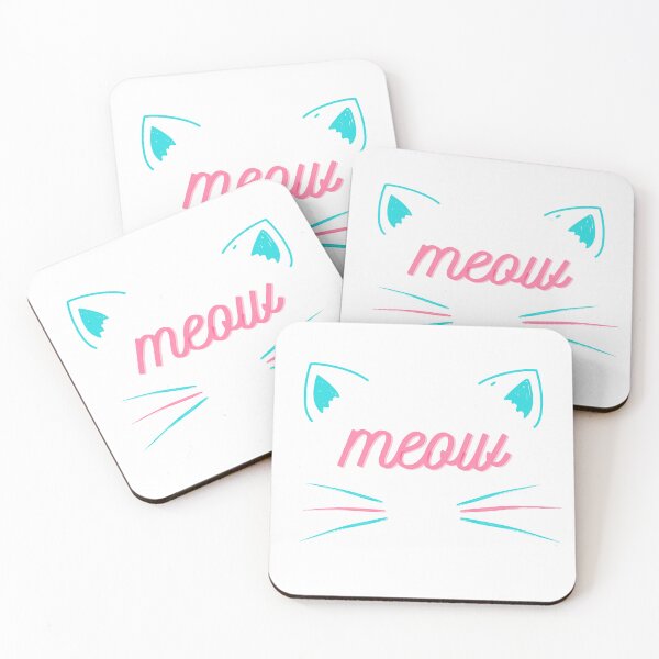 Item preview, Meow, face parts of a cat. designed and sold by Fadwalana99.