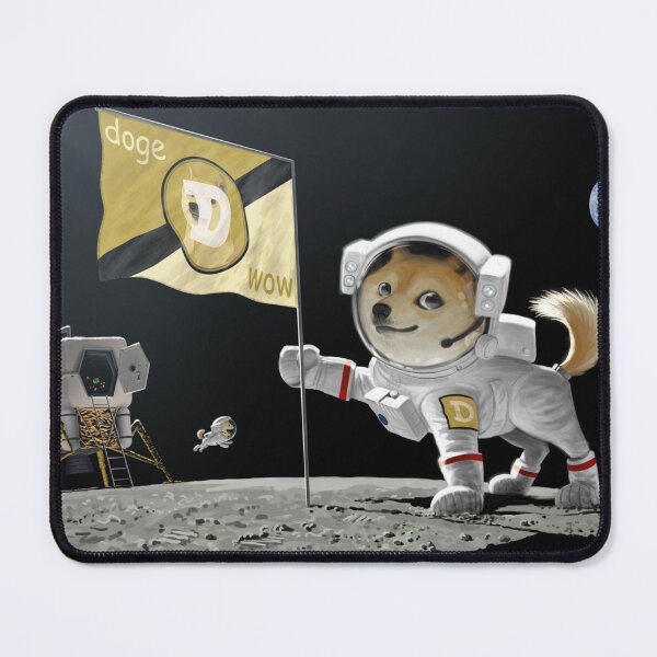 Item preview, "Dogecoin to The Moon!!!"- NFT designed and sold by Shop4Gamers.