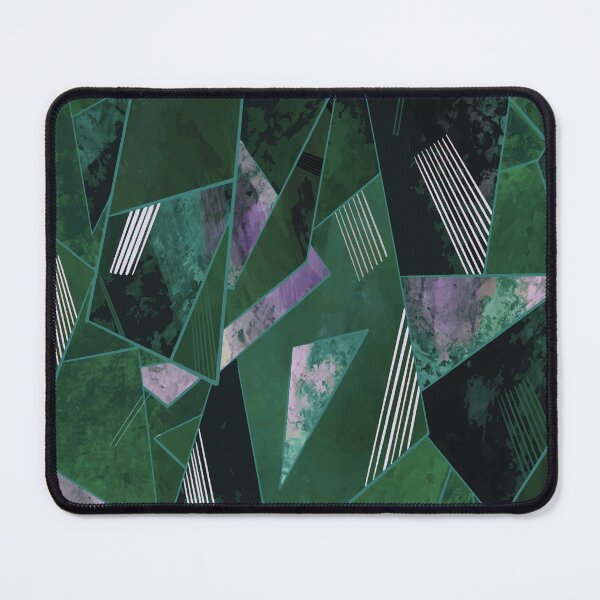 Item preview, Luxurious Deep Green Geometric Design designed and sold by antevasinart.
