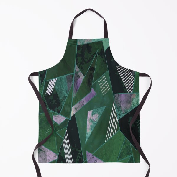 Item preview, Luxurious Deep Green Geometric Design designed and sold by antevasinart.