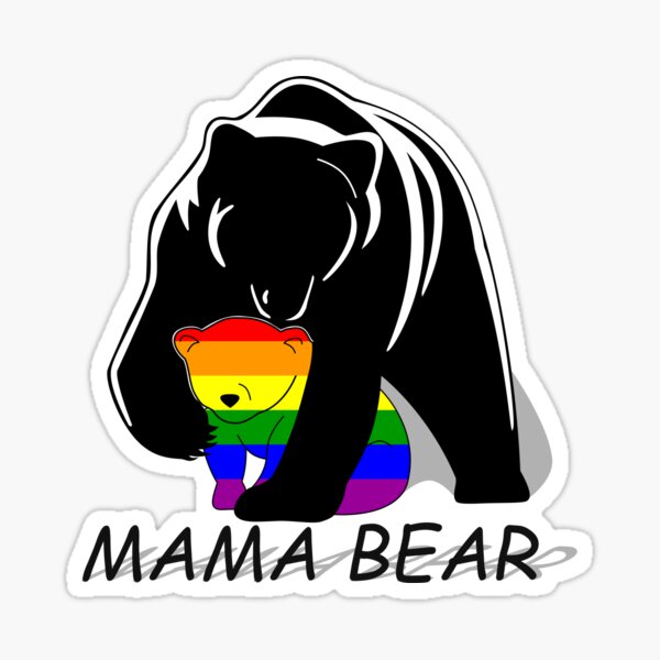 Download Gay Mama Bear Stickers Redbubble