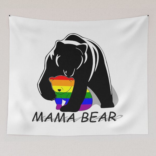 Item preview, Gay Pride Mama Bear designed and sold by Bunny Loven.