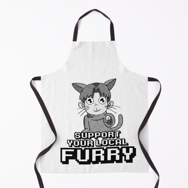 Item preview, Support Your Local Furry Unidentified Amarillo Object Cute Furry Anime Cartoon designed and sold by QuanJewelry.