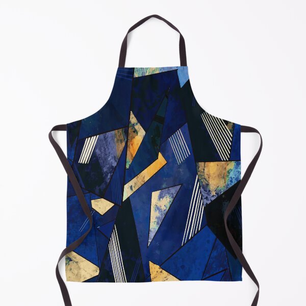 Item preview, Luxurious Dark Blue Geometric Design designed and sold by antevasinart.