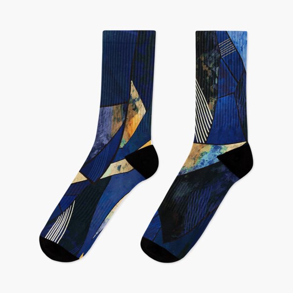 Item preview, Luxurious Dark Blue Geometric Design designed and sold by antevasinart.