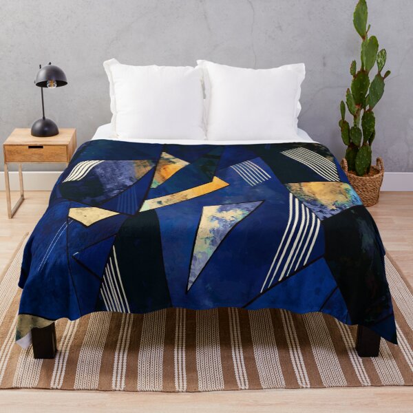 Item preview, Luxurious Dark Blue Geometric Design designed and sold by antevasinart.