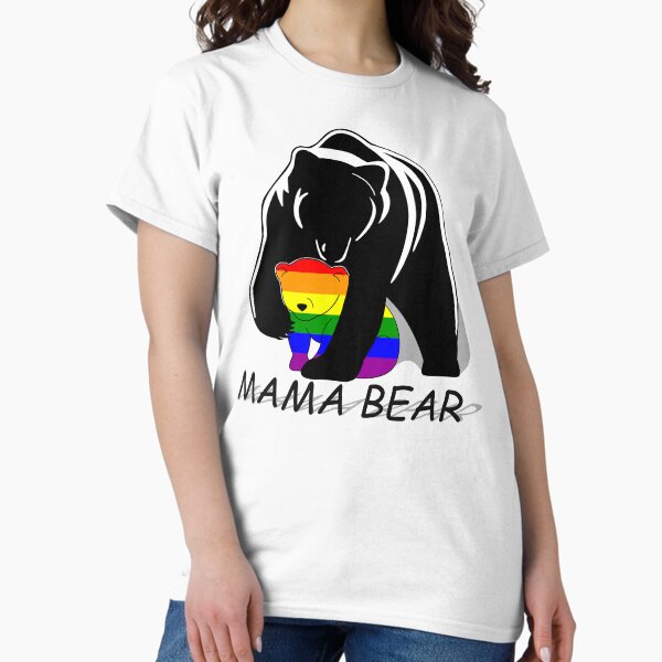 Aperçu de l'œuvre Gay Pride Mama Bear créée et vendue par Bunny Loven.