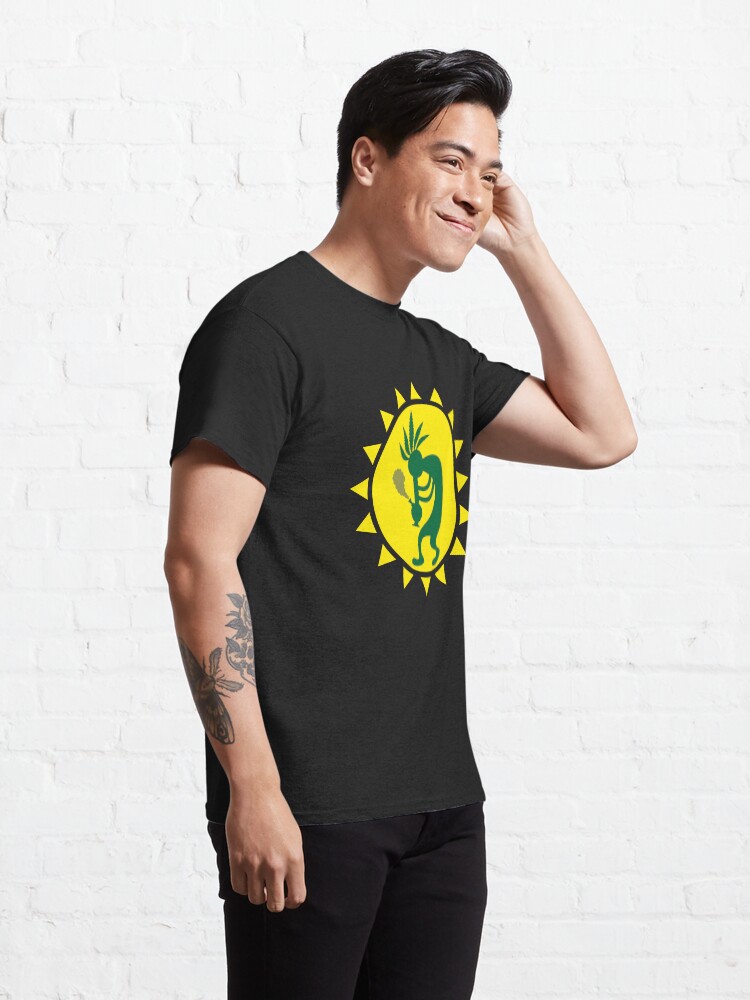 Thumbnail 5 of 7, Classic T-Shirt, KOKOPELLI SMOKING MARIJUANA designed and sold by Catinorbit.