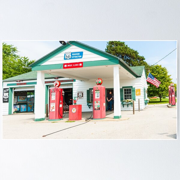 Item preview, Route 66 restored garage designed and sold by Brian Scantlebury.