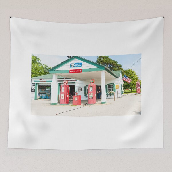 Item preview, Route 66 restored garage designed and sold by Brian Scantlebury.