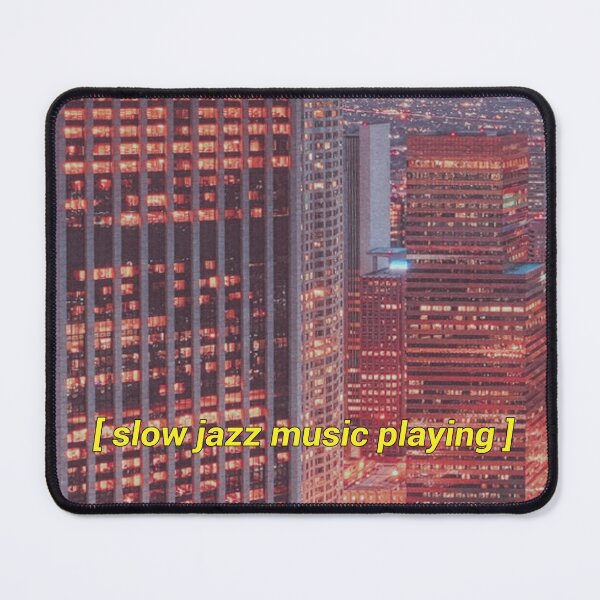 Item preview, Slow Jazz Music Playing city photo vintage subtitles designed and sold by forthecoolture.