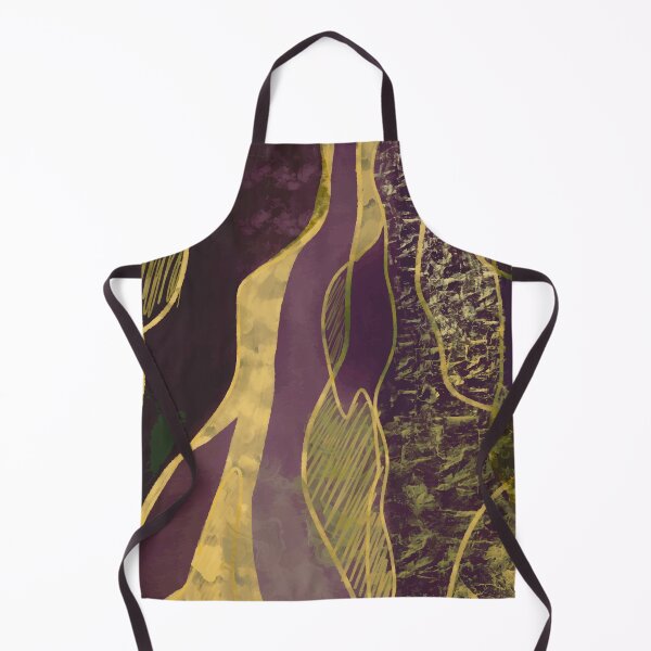 Item preview, Luxurious Purple and Gold Abstract Fluid Design designed and sold by antevasinart.