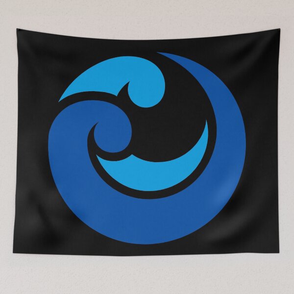 Item preview, Kawaii Blue Wave designed and sold by cutieotter.