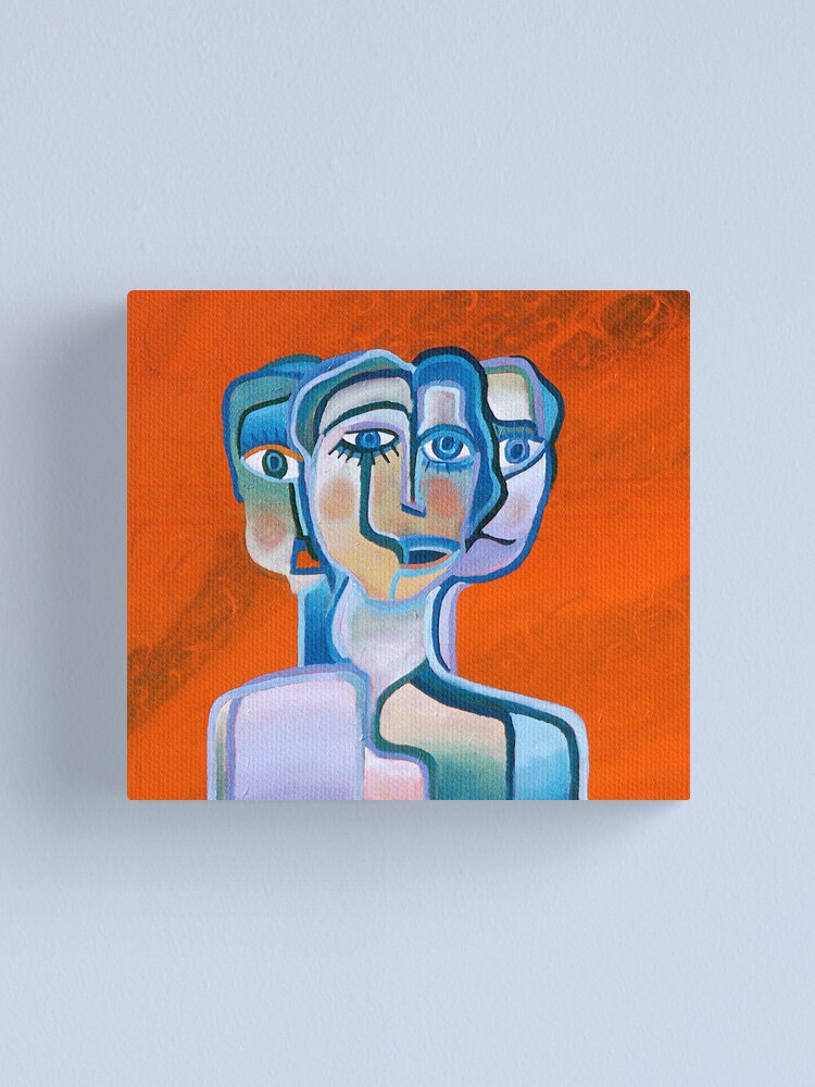 Thumbnail 1 of 3, Canvas Print, MULTIPLE PERSONALITIES designed and sold by JoeRomano.
