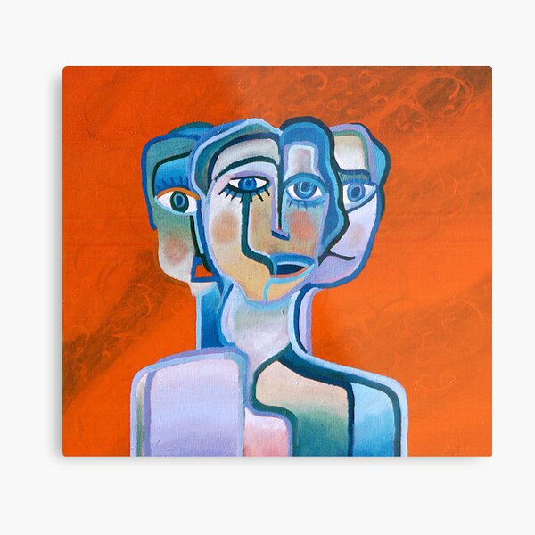 MULTIPLE PERSONALITIES Metal Print