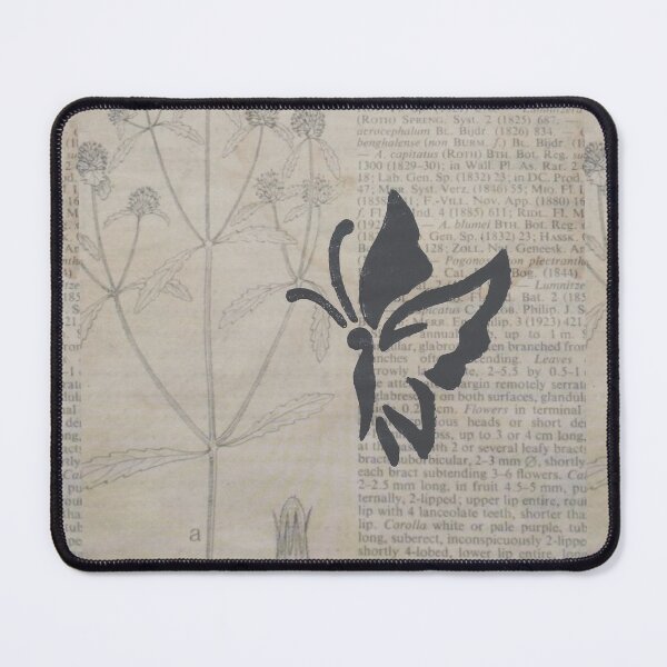 Item preview, Black butterfly on newprint designed and sold by Melissa Renee.