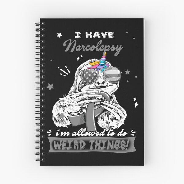 Item preview, Funny Sloth I Have Narcolepsy I'm Allowed To Do Weird Things designed and sold by Kohend.