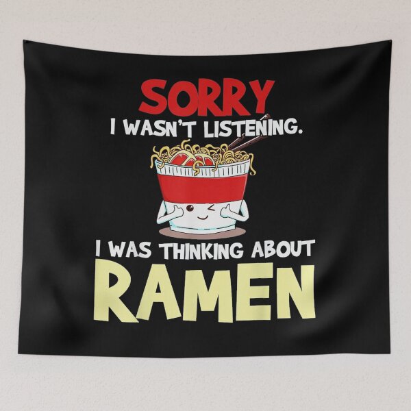 Item preview, I Was Thinking About Ramen designed and sold by Shirley Jeffers.