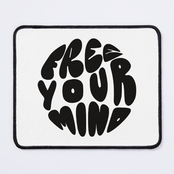 Item preview, FREE YOUR MIND Inspirational Quote designed and sold by Yogutzta.