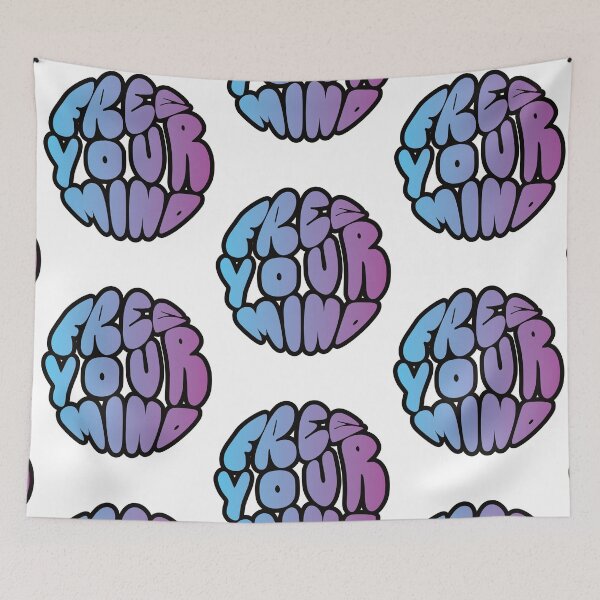 Item preview, FREE YOUR MIND Motivational Quote designed and sold by Yogutzta.