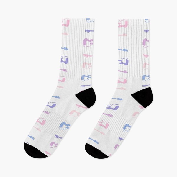 Item preview, Set of 5 Pastel Colored Electric Bass Silhouette designed and sold by Rei-illustrates.