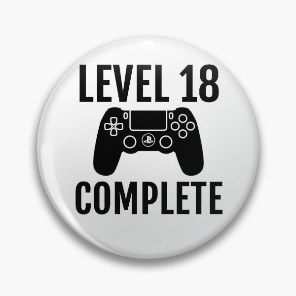 Item preview, Level 18 Complete 18th Birthday Gift Video Gamer designed and sold by EstelleStar.