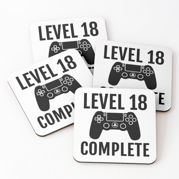 Item preview, Level 18 Complete 18th Birthday Gift Video Gamer designed and sold by EstelleStar.
