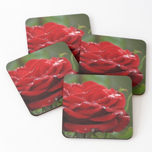 Item preview, Red Rose with Raindrops designed and sold by joelbakken39.
