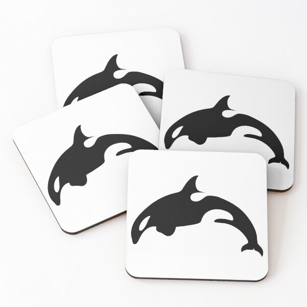 Artikelvorschau, Orca-Killerwal-schwarze Silhouette-Grafik entworfen und verkauft von Typeglyphs.