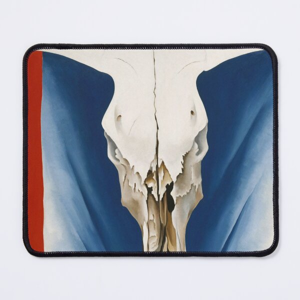 Item preview, Cow's skull : red white and blue of georgia O'keeffe art drawing designed and sold by Golido.