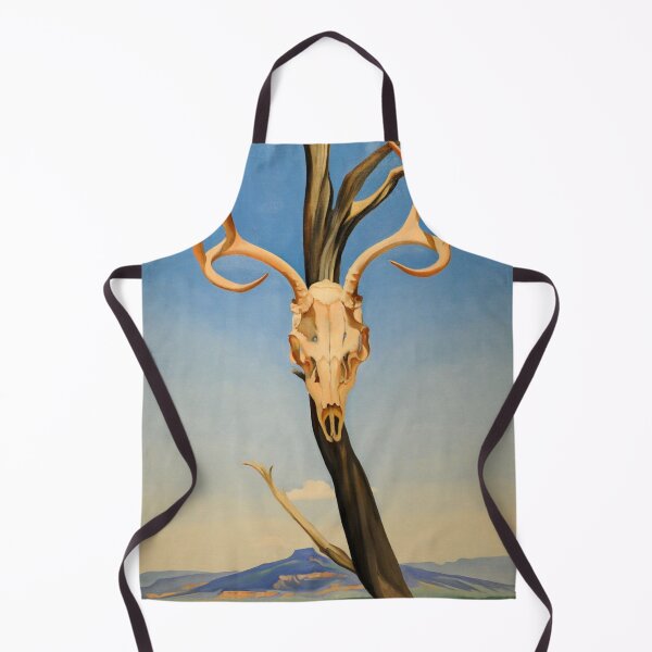 Item preview, Deers skull with pedernal of georgia O'keeffe art painting designed and sold by Golido.