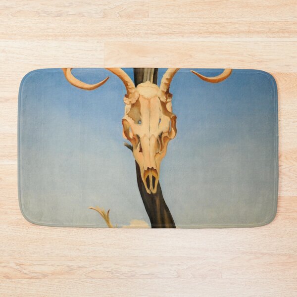 Item preview, Deers skull with pedernal of georgia O'keeffe art painting designed and sold by Golido.