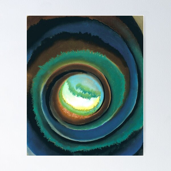 Item preview, Abstraction of georgia O'keeffe artwork painting designed and sold by Golido.